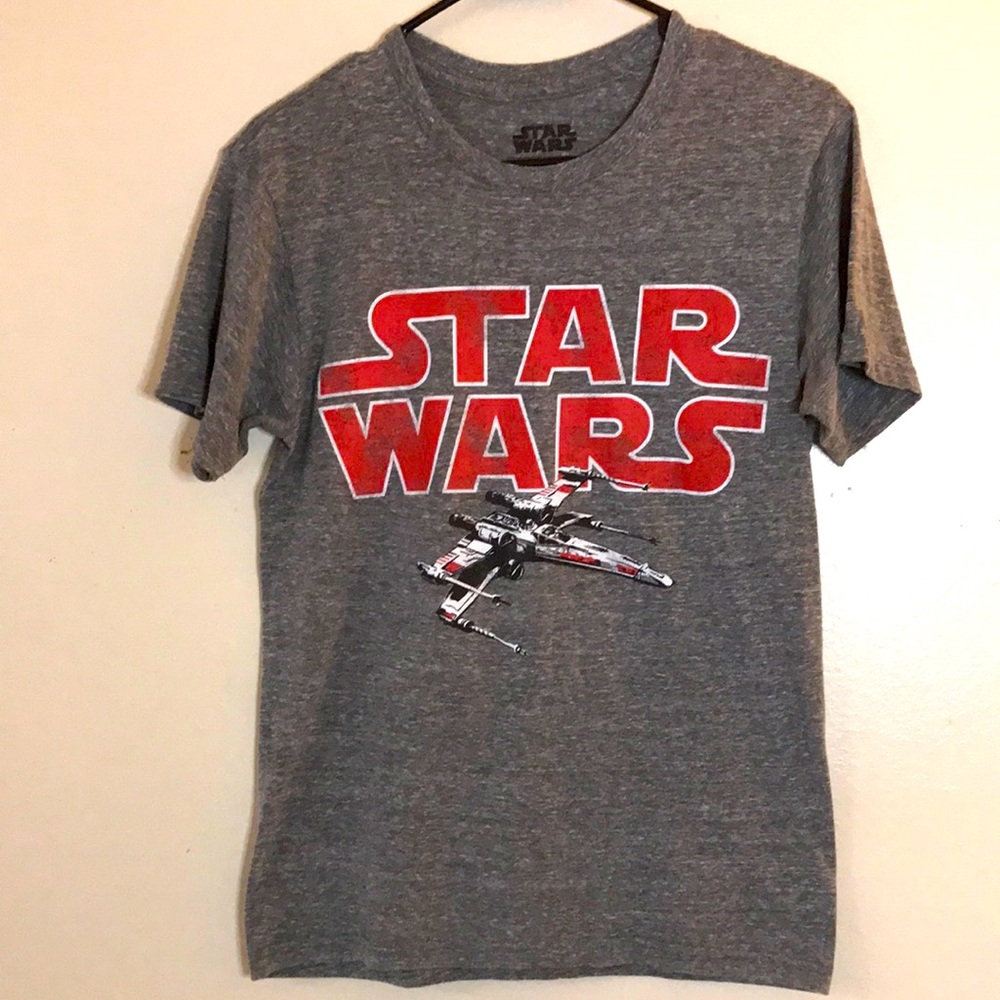 Star Wars Light Gray Men’s T Shirt - Picture 1 of 4